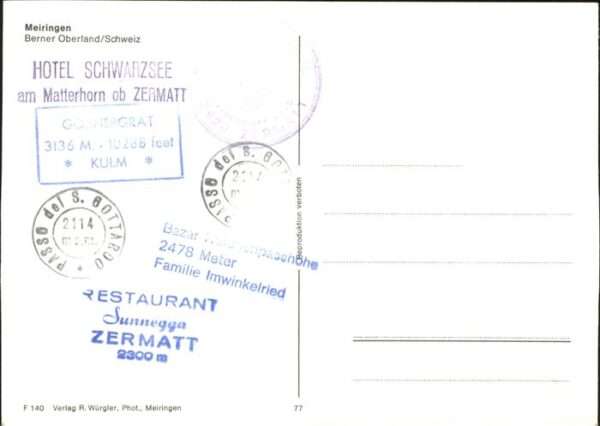 Meiringen BE Panorama und Teilansichten – Bild 2