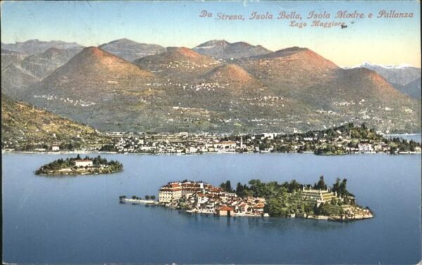 Stresa Lago Maggiore Panorama Pallanza Isola Bella Isola Mad
