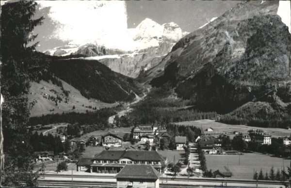 Kandersteg BE Panorama mit Blümlisalp