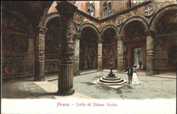 Firenze Florenz Cortile del Palazzo Vecchio