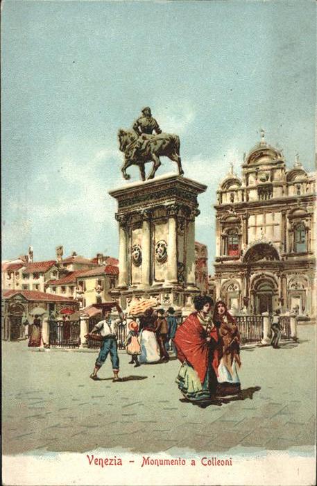Venezia Venedig Monumento a Colleoni