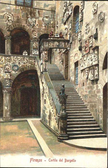Firenze Florenz Cortile del Bargello