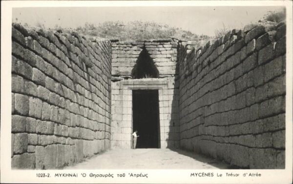 Mycenes Mykene Le Tresor d_Atree Ruine antike Stätten