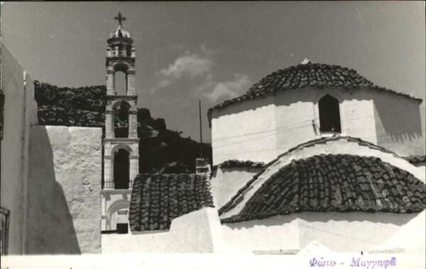 Griechenland Greece Dorfpartie Kirche