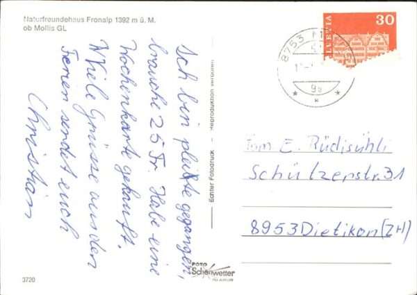 Mollis Naturfreundehaus Fronalp – Bild 2