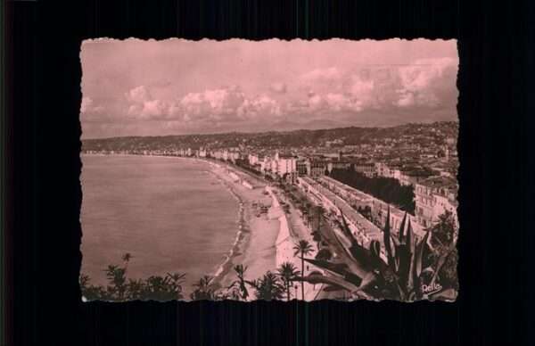 Nice Alpes Maritimes Vue generale prise du Theatre plage