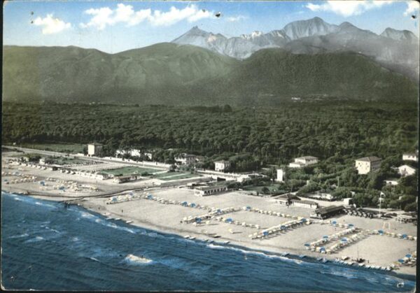 Pietrasanta Marina Panorama Fliegeraufnahme