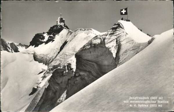 Jungfraujoch meteorologische Station an der Sphinx F