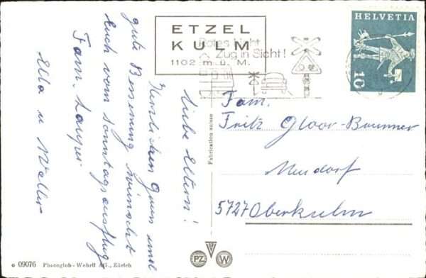 Etzel SZ Etzel Kulm Berggasthof – Bild 2