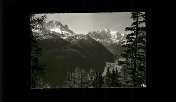 Montuires Vue sur Vallorcine Mont Blanc