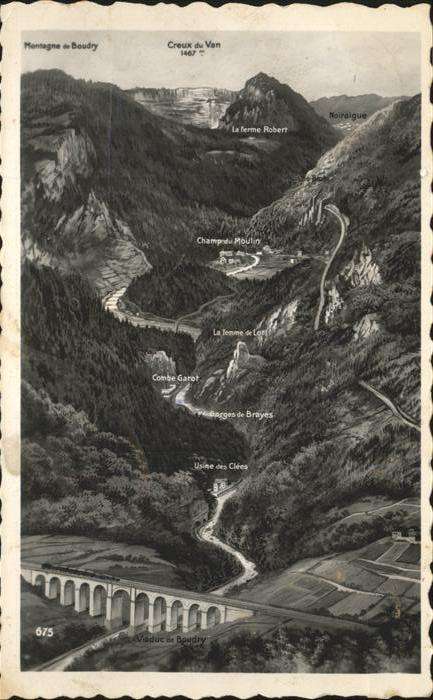 Boudry Panorama Viaduc Gorges des Brayes Creux