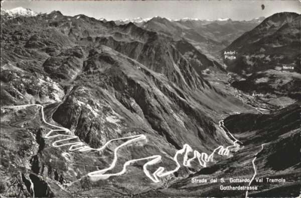 Airolo Strada del San Gottardo Val Tremola Got