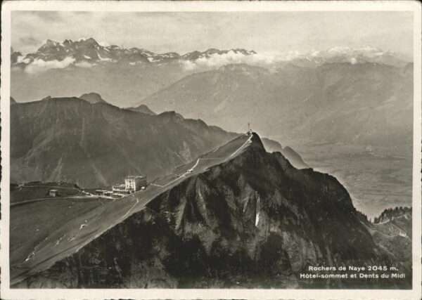 Rochers de Naye Hotel Sommet et Dents du Midi