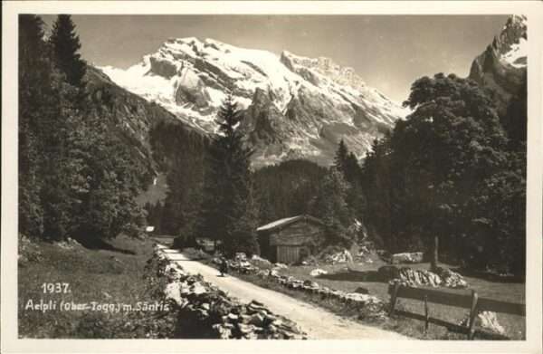 Toggenburg Aelpli Ober-Toggenburg mit Blick zum Sä