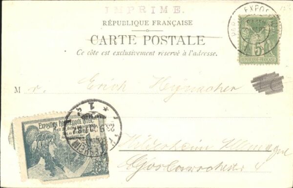 Exposition Universelle Paris 1900 Pont de l'Alma Pavillon des puissances – Bild 2