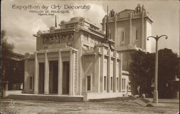 Exposition Arts Decoratifs Paris 1925 Pavillon de Belgique