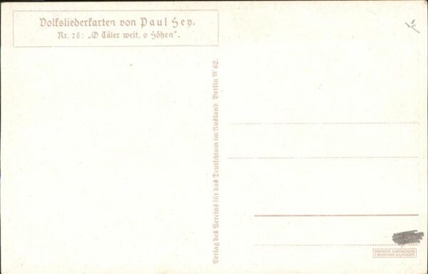 Liederkarte Paul Hey Nr. 28 – Bild 2
