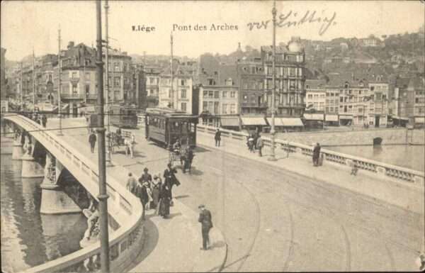 Strassenbahn Liege Pont des Arches