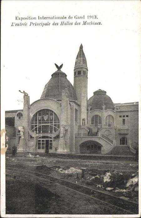 Exposition Universelle Gand 1913 Halles des Machines