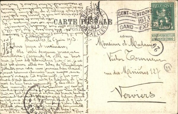 Exposition Universelle Gand 1913 Halles des Machines – Bild 2