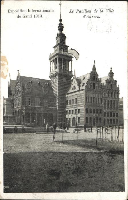 Exposition Universelle Gand 1913 Pavillon de la Ville d_Anvers