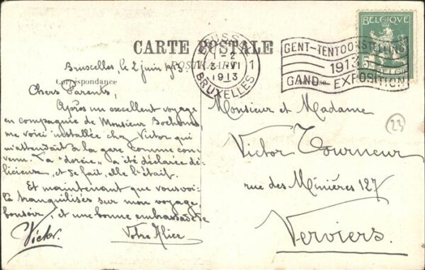 Exposition Universelle Gand 1913 Pavillon de la Ville d_Anvers – Bild 2