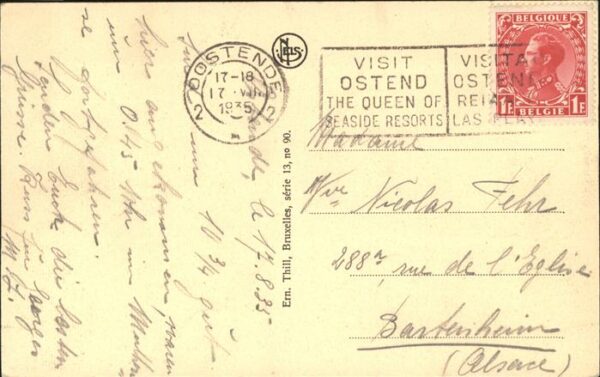 Dampfer Oceanliner Ostende La Malle Princesse Astrid – Bild 2