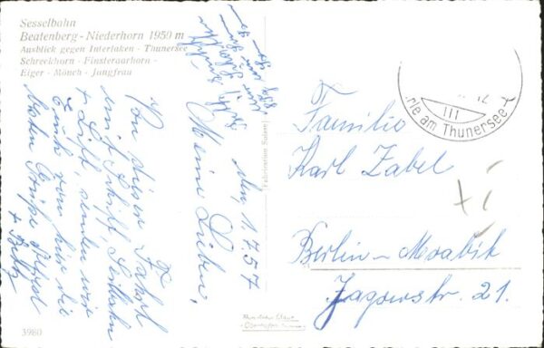 Sessellift Kühe Beatenberg-Niederhorn – Bild 2