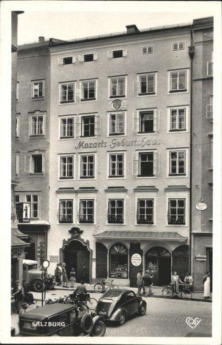 Mozart Wolfgang Amadeus Geburtshaus Salzburg