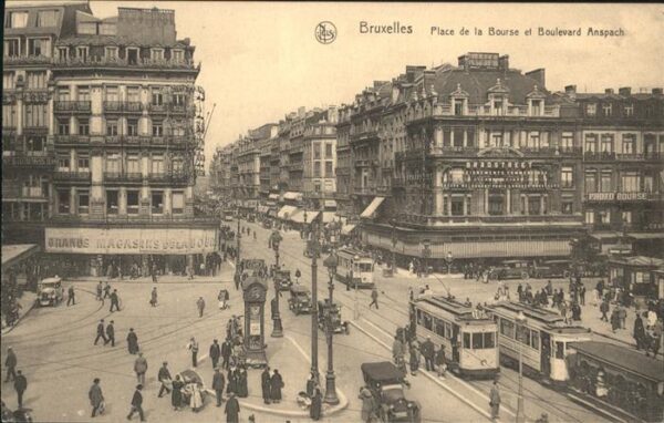 Strassenbahn Bruxelles Place de la Borse Boulevard A