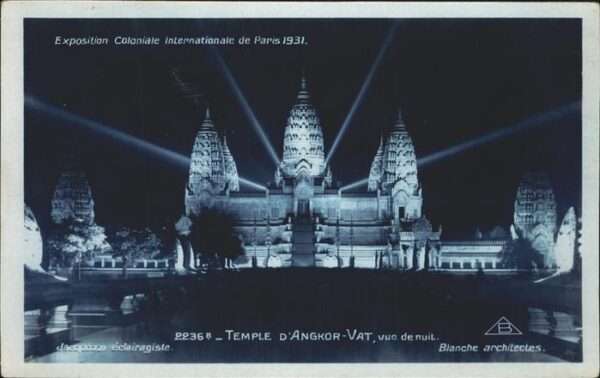 Exposition Coloniale Paris 1931 Temple d_Angkor