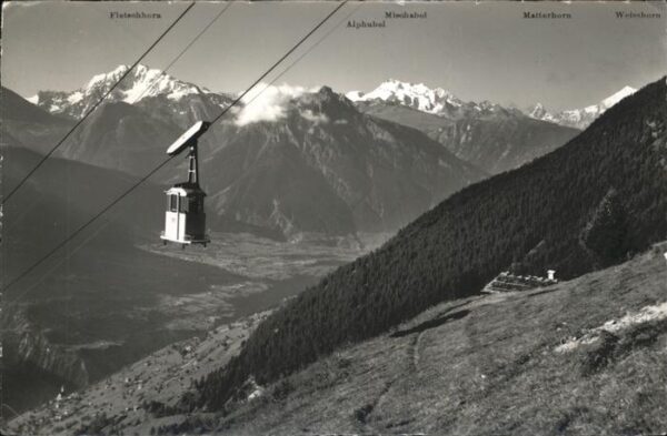 Seilbahn Mörel-Riederalp Rhonetal