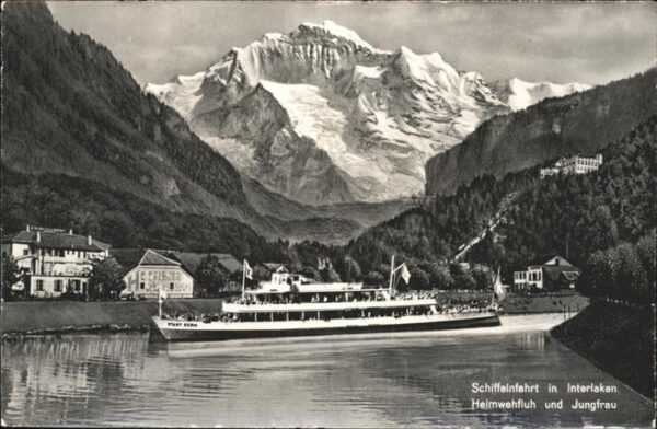 Dampfer Binnenschifffahrt Interlaken Heimwehfluh Jungfrau