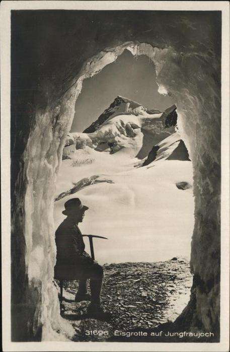 Hoehlen Caves Grottes Eisgrotte Jungfraujoch