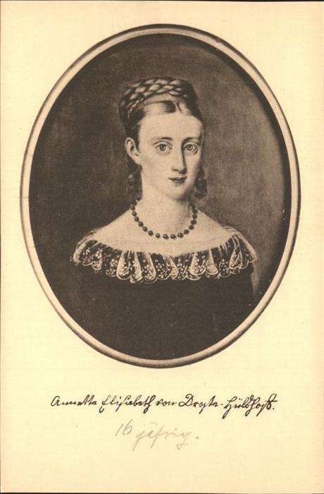 Persoenlichkeiten Annette von Droste-Hülshoff  Meersburg