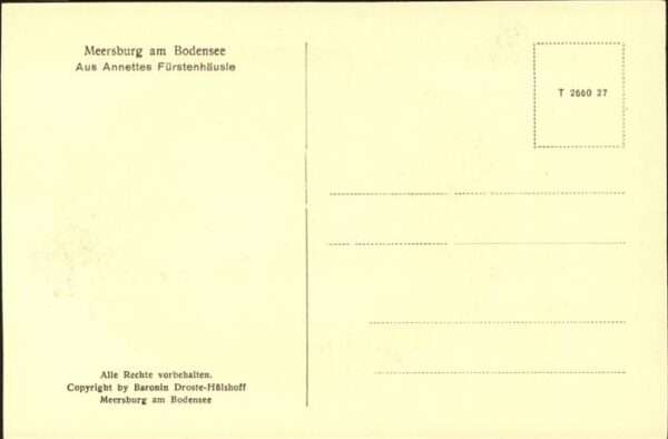 Persoenlichkeiten Annette von Droste-Hülshoff  Meersburg – Bild 2