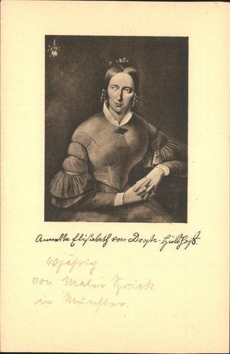 Persoenlichkeiten Annette von Droste-Hülshoff  Meersburg