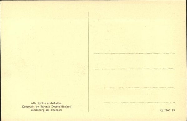 Persoenlichkeiten Annette von Droste-Hülshoff  Meersburg – Bild 2