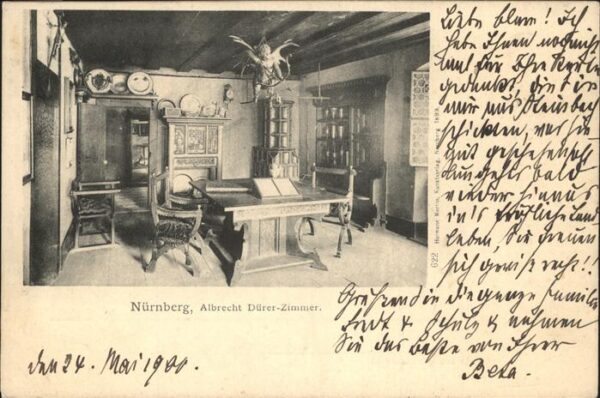 Persoenlichkeiten Albrecht Dürer Zimmer Nürnberg