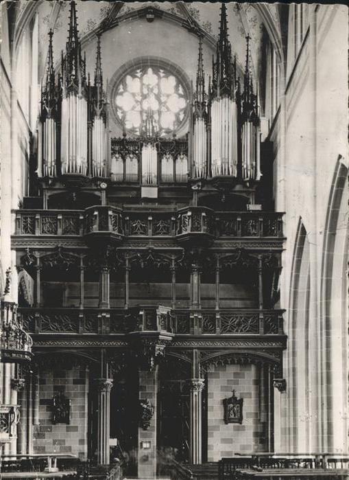 Kirchenorgel Thann Cathedrale Frankreich
