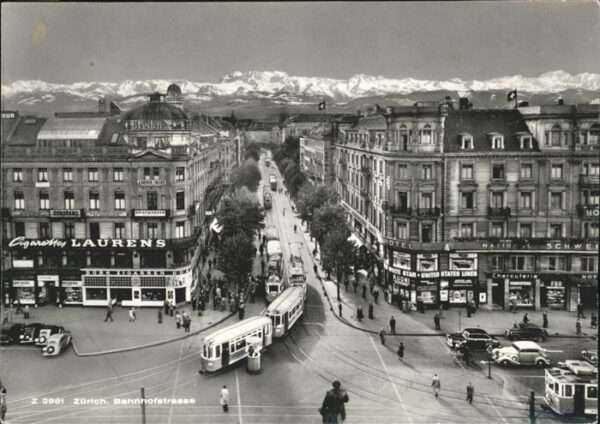Strassenbahn Zürich Bahnhofstrasse