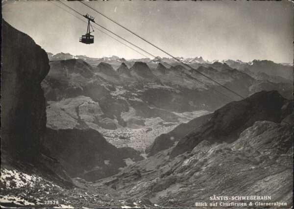 Seilbahn Säntis Churfirsten Giarneraalpen