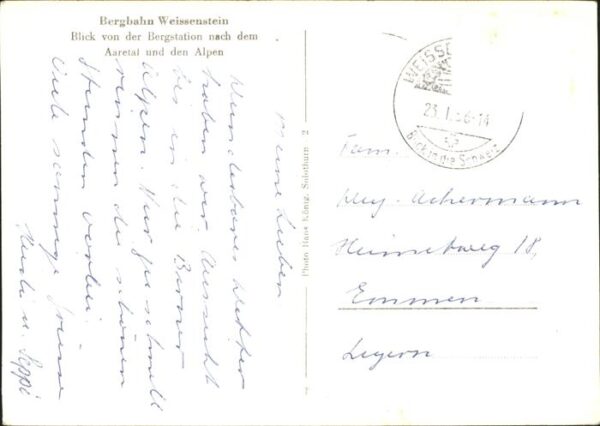 Sessellift Bergbahn Weissenstein – Bild 2
