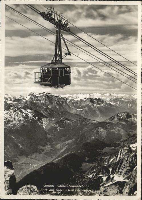 Seilbahn Säntis Glärnisch Berneralpen