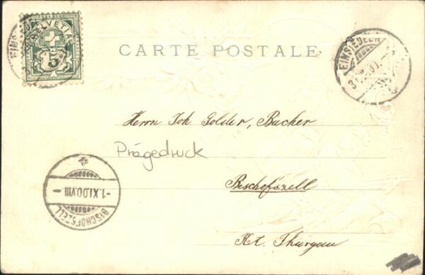 Tell Wilhelm Edelweiss Litho – Bild 2