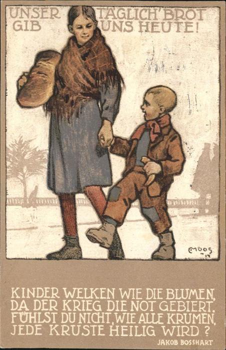 Moos Carl Kuenstlerlitho Kriegsnotunterstützung Schweiz