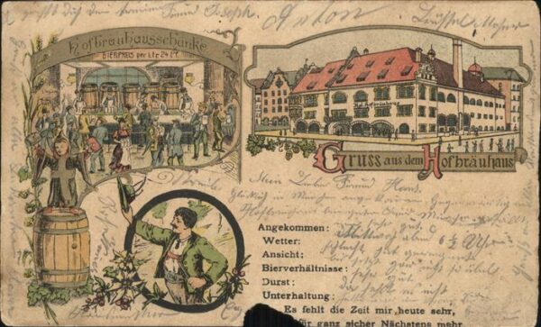 Hofbraeuhaus Muenchen Bier Münchner Kindl Schänke