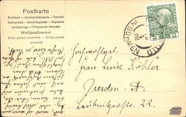 Richter Ludwig Georg Wigand Leipzig Postkarte Nr. 7 – Bild 2