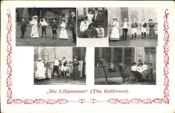 Kuriosum Liliputaner The Gullivers Pferdekutsche