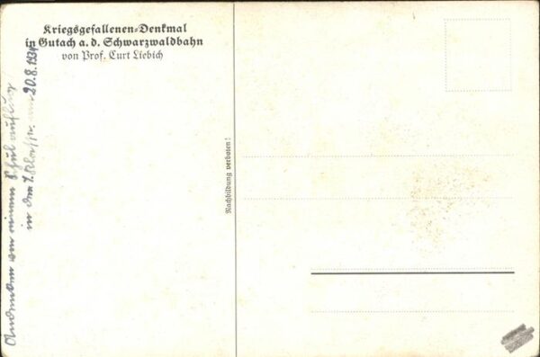 Liebich C. Kriegsgefallenen-Denkmal Gutach – Bild 2
